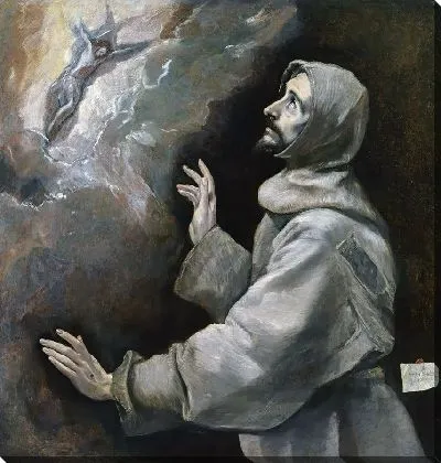 Святой Франциск получает стигматы