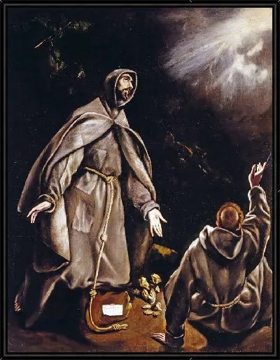 Картина Святой Франциск в экстазе