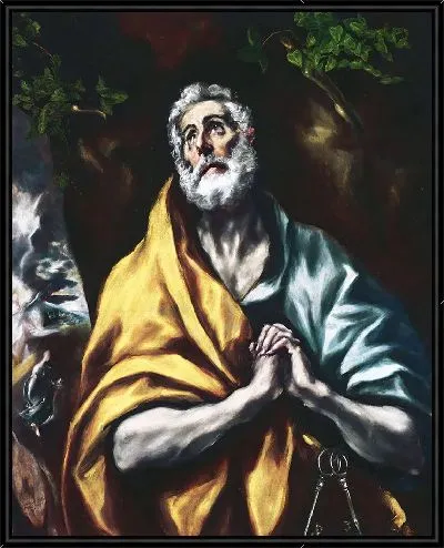 Картина Кающийся Святой Петр