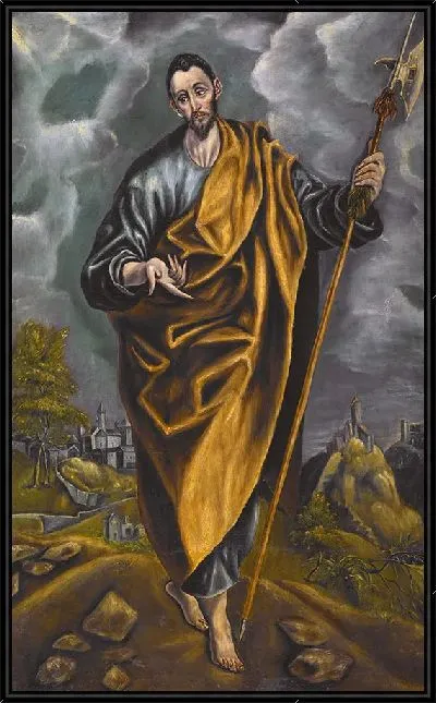 Картина Святой Иуда Фаддей или святой Фома