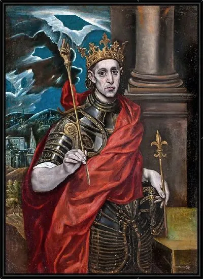 Картина Святой Людовик, король Франции