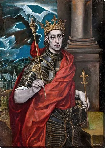 Картина Святой Людовик, король Франции