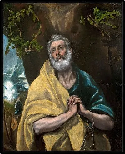 Картина Святой Петр в слезах