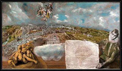 Вид и план Толедо