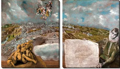 Вид и план Толедо