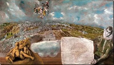 Вид и план Толедо