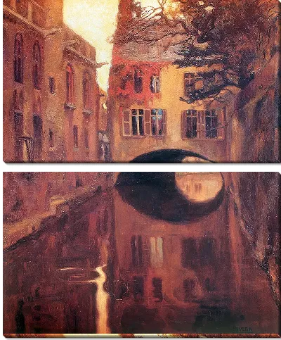 Картина Дом на мосту