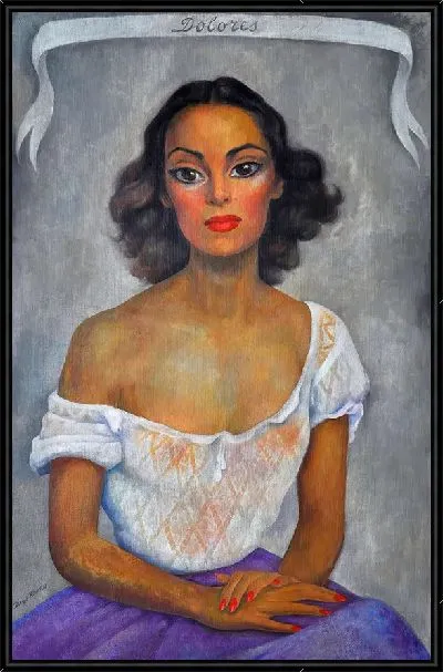 Картина Портрет Долорес дель Рио