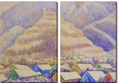 Картина Пейзаж Карковии (Гора)