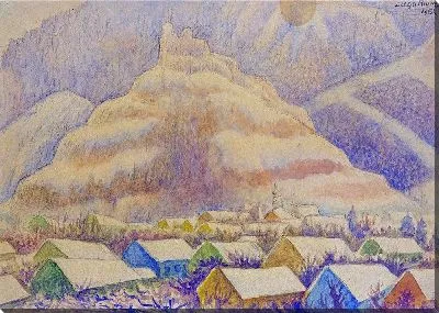 Картина Пейзаж Карковии (Гора)