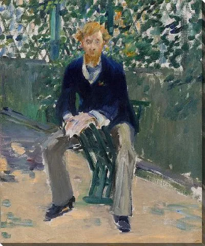 Картина Джордж Мур в саду художника