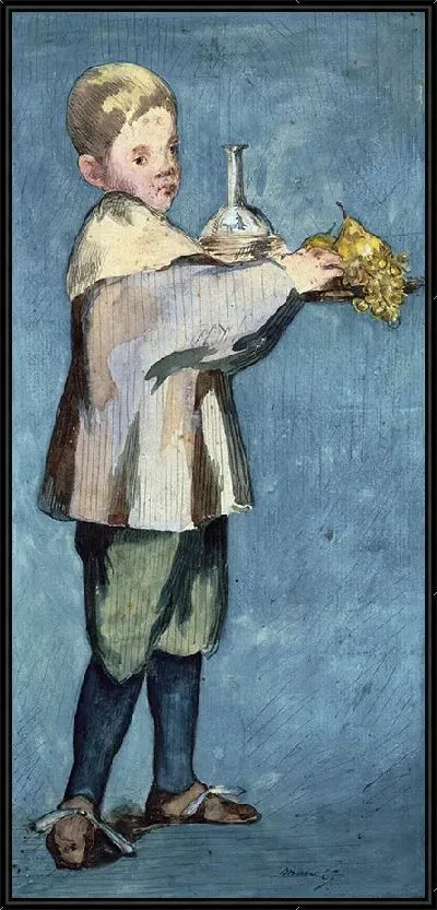 Картина Мальчик, несущий поднос