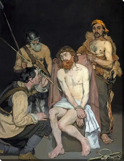 Картина Иисус, издевающийся над солдатами