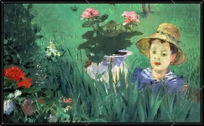Картина Мальчик в цветах (Жак Ошеде)