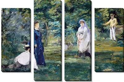 Картина Игра в крокет