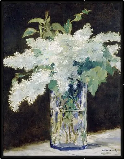 Картина Белая сирень