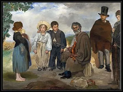 Картина Старый Музыкант