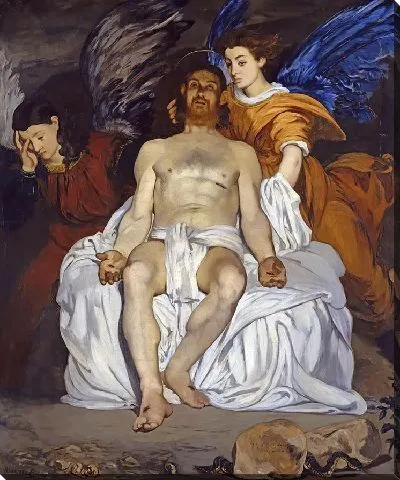 Картина Мертвый Христос с ангелами