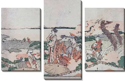 Любование цветением сакуры в Готеньяме.