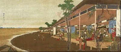 Картина Развлекательный курорт на берегу моря