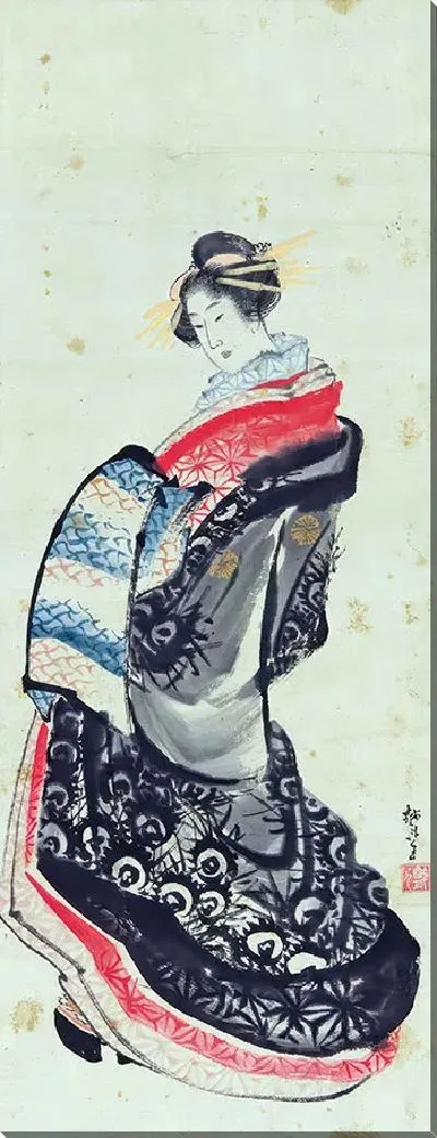 Картина Стоящая куртизанка