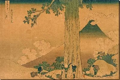 Картина Фудзи с перевала Мисима, провинция Косю