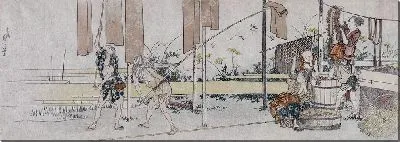 Картина Красильщики за работой