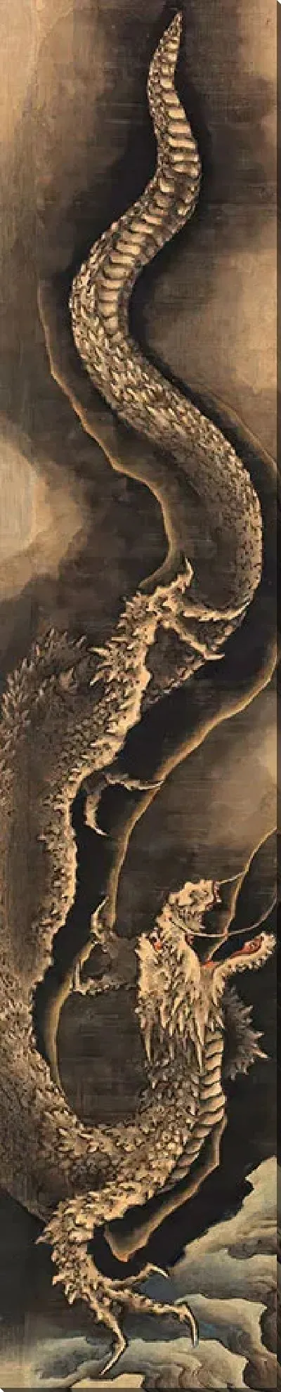 Картина Спускающийся дракон