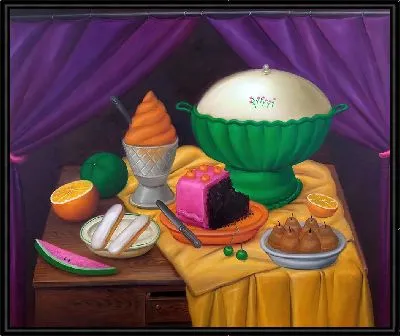 Натюрморт с мороженым