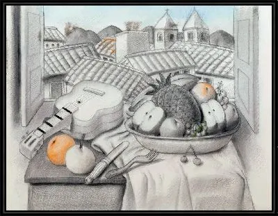 Натюрморт с гитарой