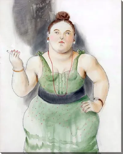 Картина Женщина курит