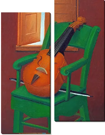 Картина Скрипка на стуле