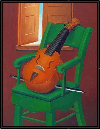 Картина Скрипка на стуле
