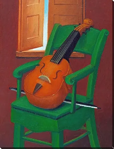 Картина Скрипка на стуле