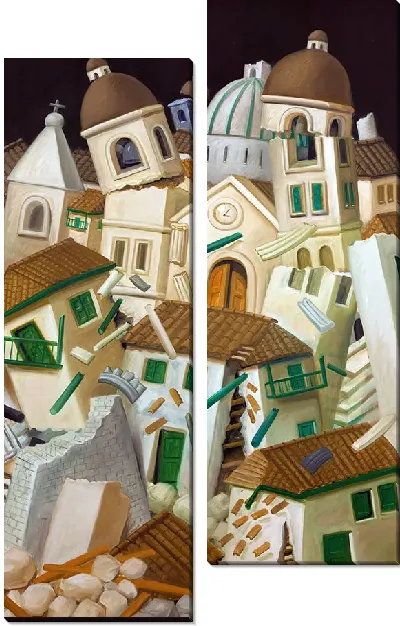 Картина Землетрясение в Попаяне