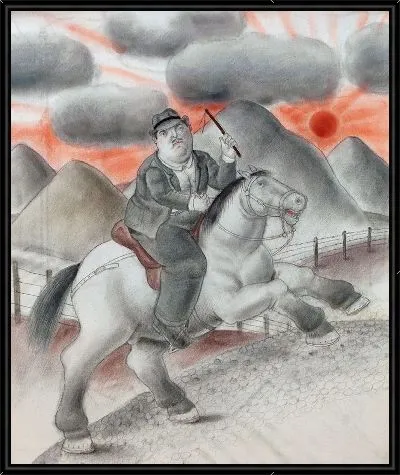 Мужчина на лошади