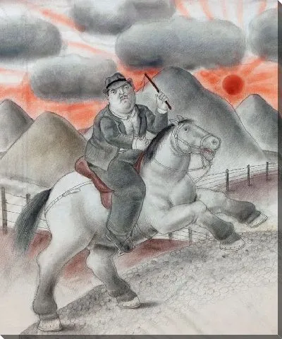 Мужчина на лошади