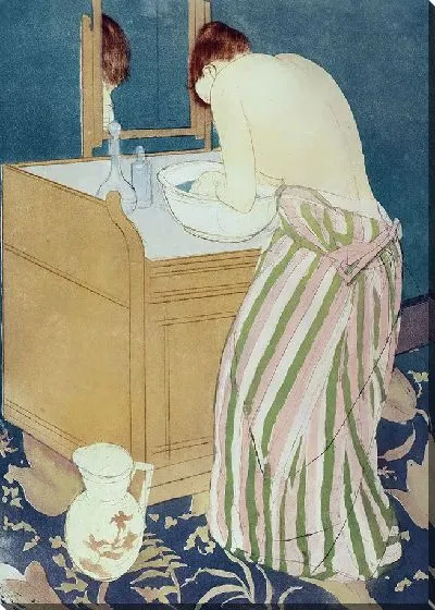 Картина Женщина Купается