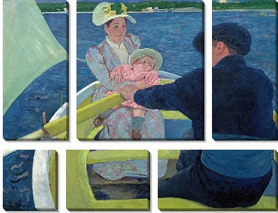 Картина Вечеринка на лодках