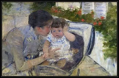 Сьюзен успокаивает ребенка