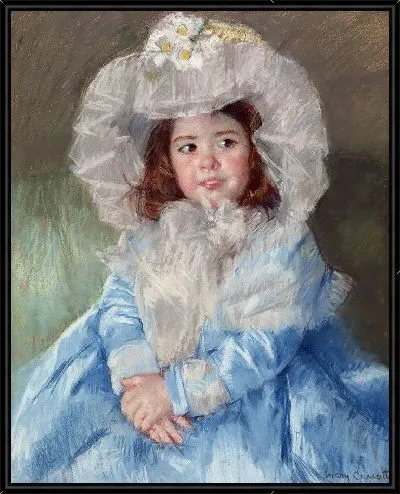 Картина Марго (Лефевр) в синем