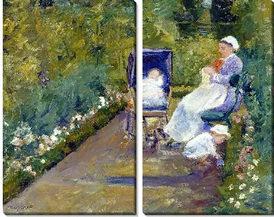 Дети в саду (Медсестра)