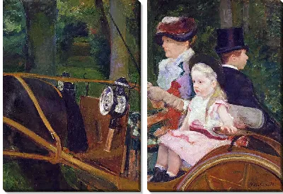 Женщина и девушка за рулем