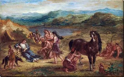 Картина Овидий среди скифов