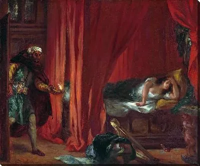 Картина Отелло и Дездемона