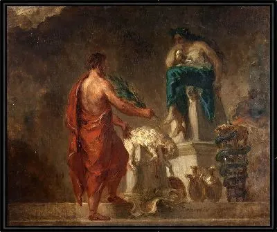 Ликург советуется с Пифией