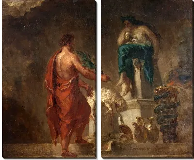 Ликург советуется с Пифией