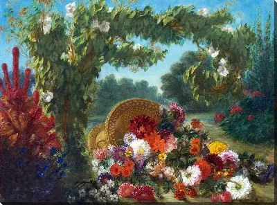 Картина Корзина цветов