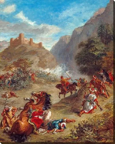 Картина Арабские стычки в горах
