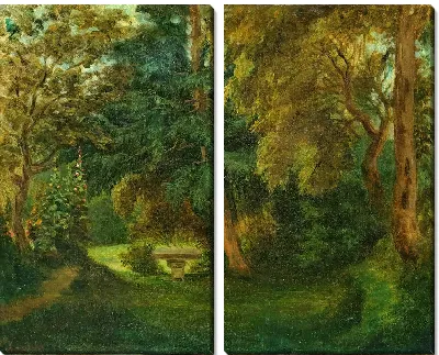 Картина Сад Жорж Санд в Ноане